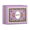 Lavender Madhuban Soap packaging, featuring lavender design, a handmade soap free from animal fat, lavender handmade soap.