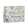 Ratrani handmade soap, a vegan handmade bathing soap with colorful floral packaging.